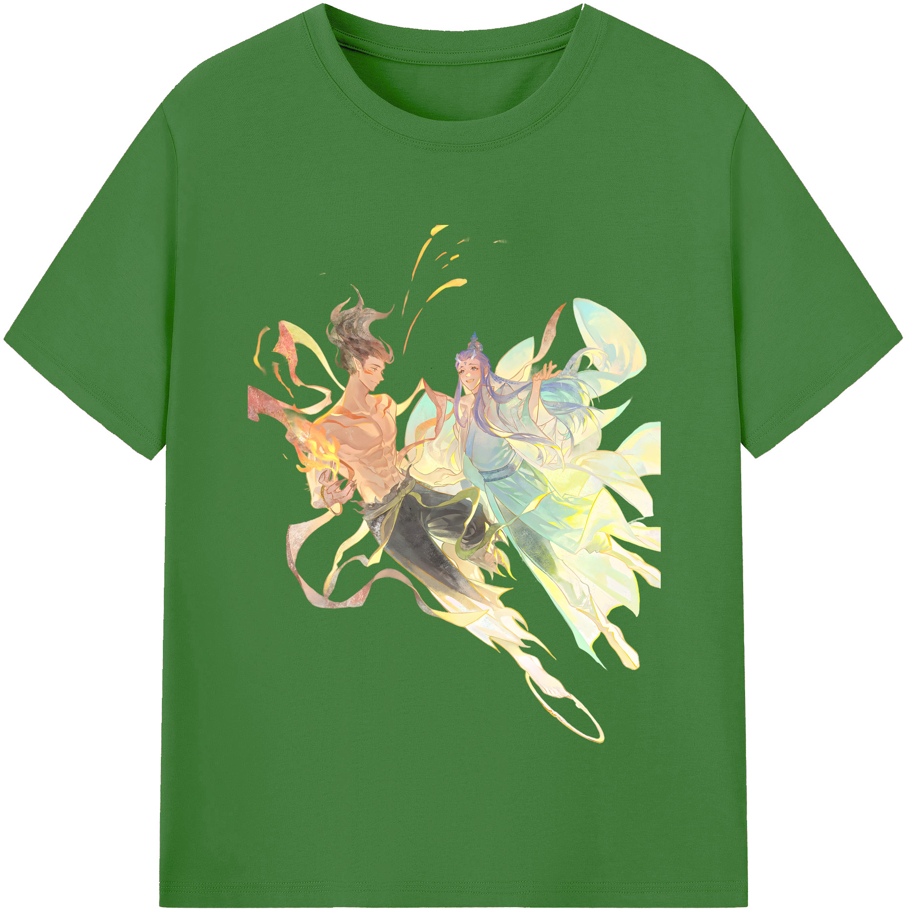 （画像用） Ne Zha 2 ナタ 魔童の大暴れ レディースカジュアルプリントTシャツ（綿100％）